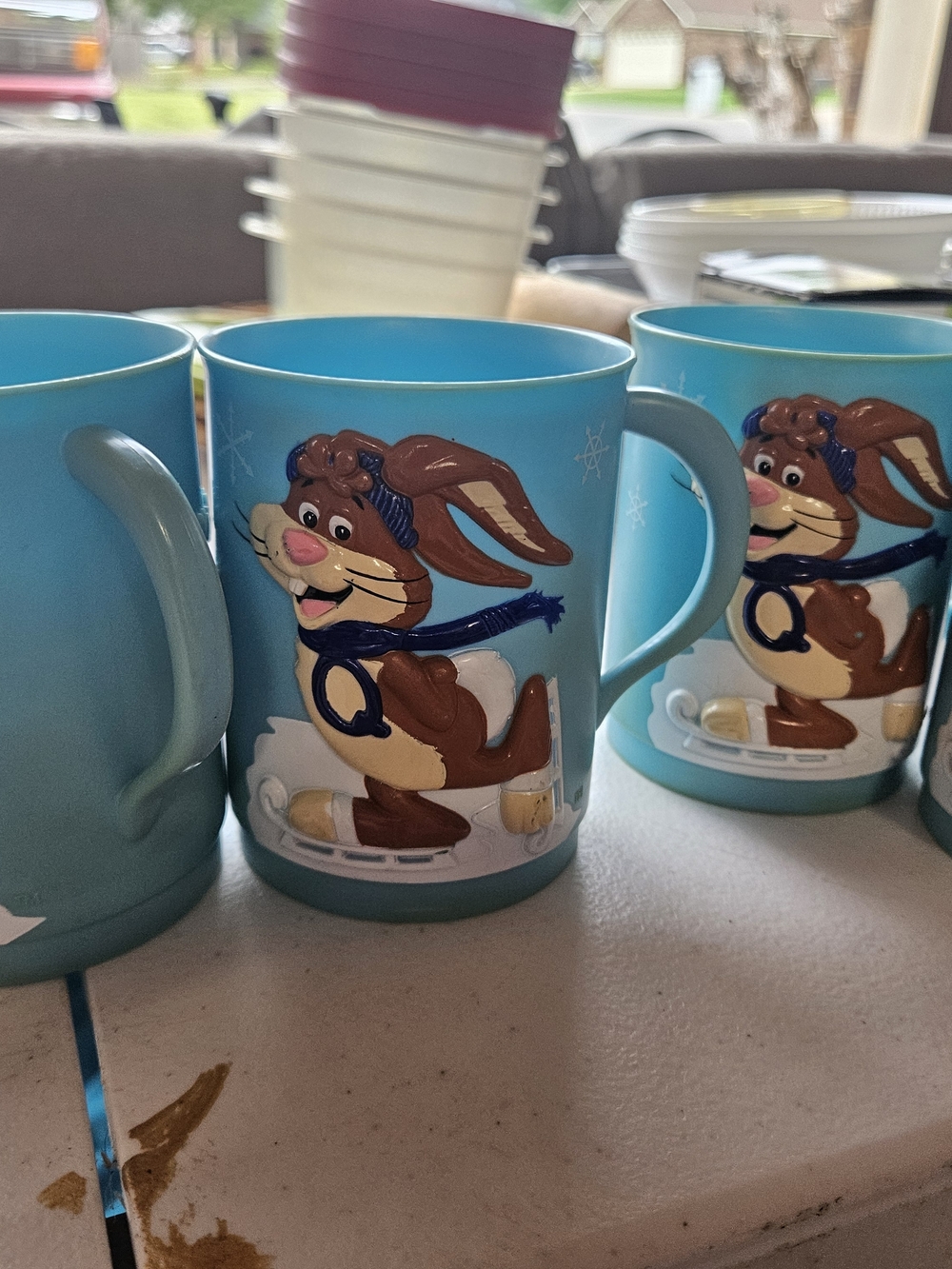 NesQuick Plastic Cups, Set Of 4